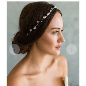 Crystal and Opal Flower Headpiece or Belt